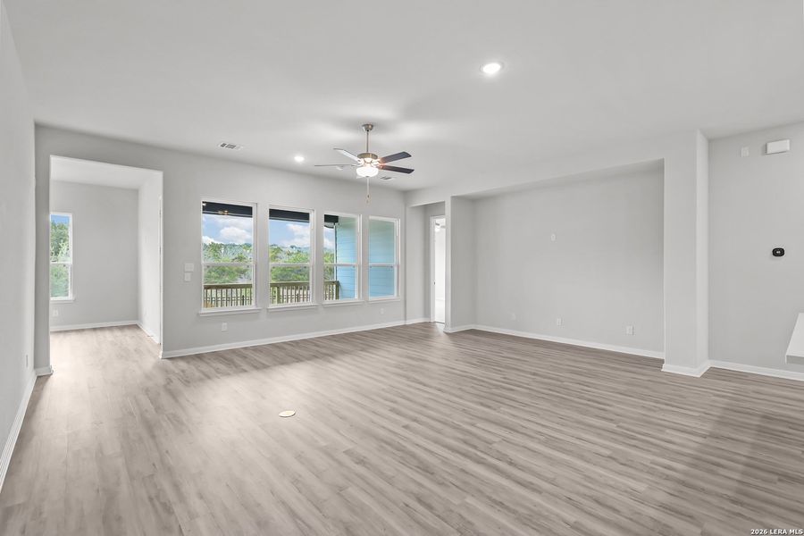 Spacious, unfurnished interior of a new home in Homestead, Schertz (Image 27). Spacious, unfurnished interior of a new home in Homestead, Schertz (Image 27).