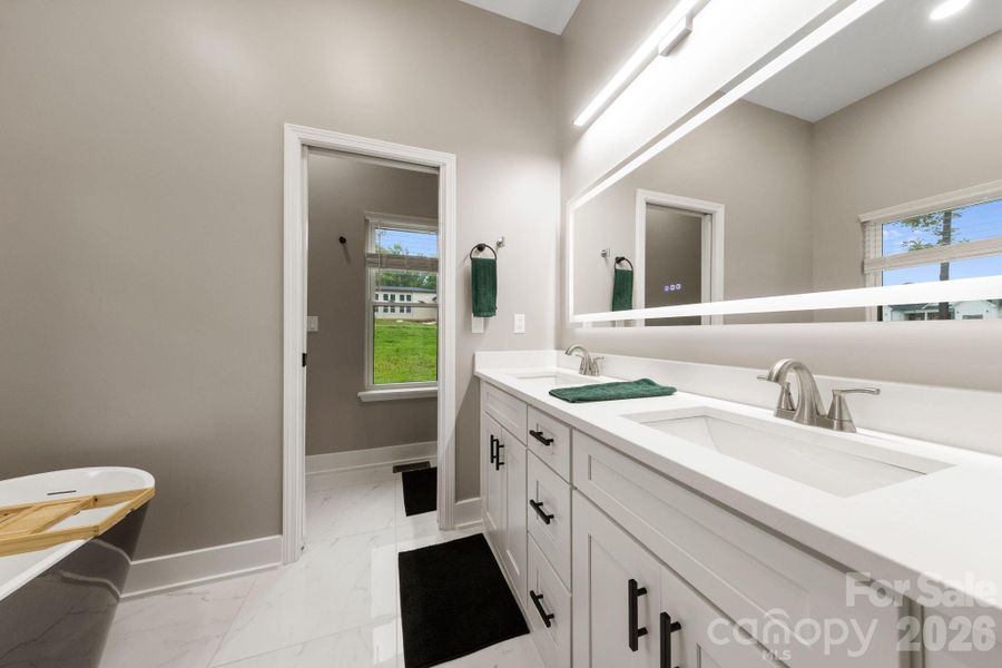 Furnished interior view inside a new home in , Bessemer City (Image 13).