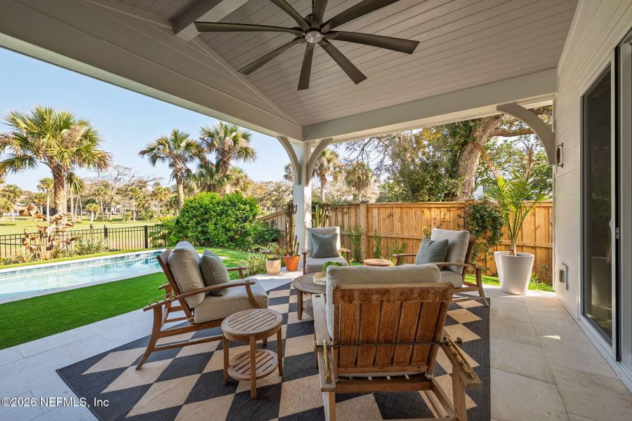 Exterior details and patio area of a home in , Ponte Vedra Beach (Image 29).