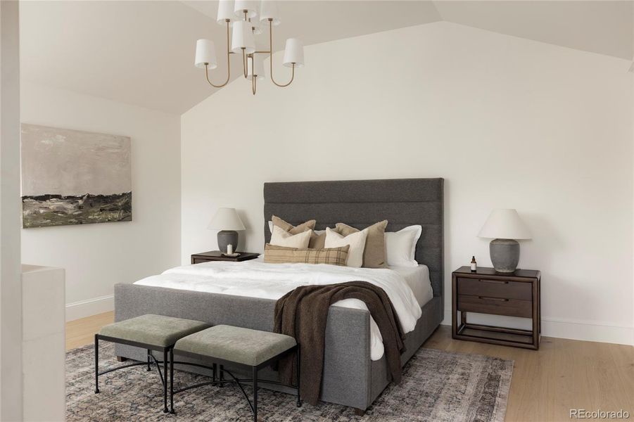 Furnished interior view inside a new home in , Denver (Image 40). Furnished interior view inside a new home in , Denver (Image 40).