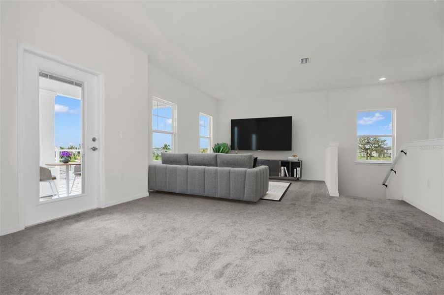 Furnished interior view inside a new home in Weslyn Park, St. Cloud (Image 4).