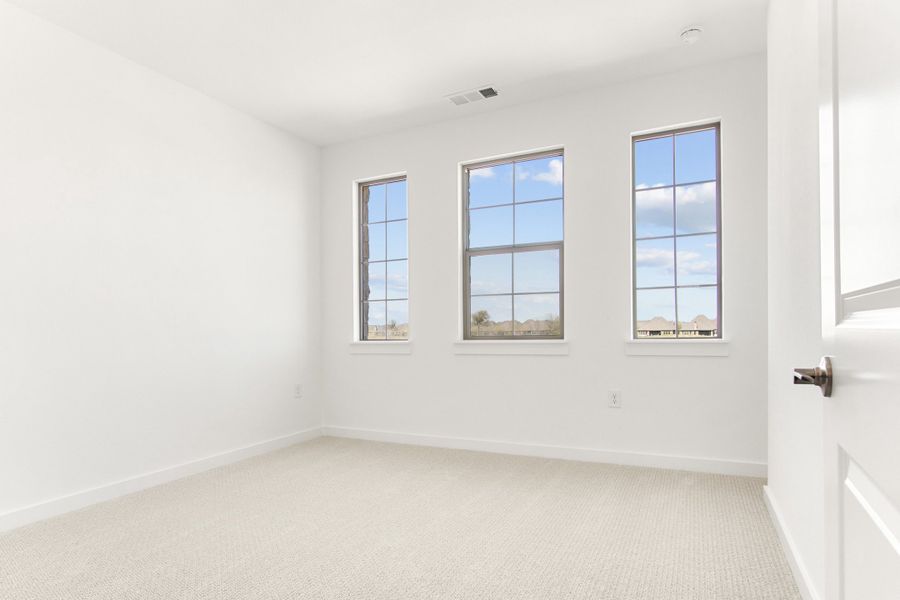 Spacious, unfurnished interior of a new home in The Tribute, The Colony (Image 20). Spacious, unfurnished interior of a new home in The Tribute, The Colony (Image 20).