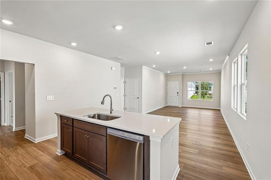 Furnished interior view inside a new home in Villages at Cedar Hill, Dallas (Image 10).