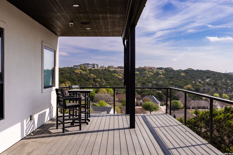 Exterior details and patio area of a home in , Kerrville (Image 30).