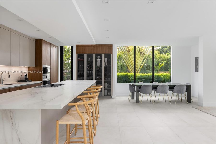 Furnished interior view inside a new home in , Miami Beach (Image 8). Furnished interior view inside a new home in , Miami Beach (Image 8).