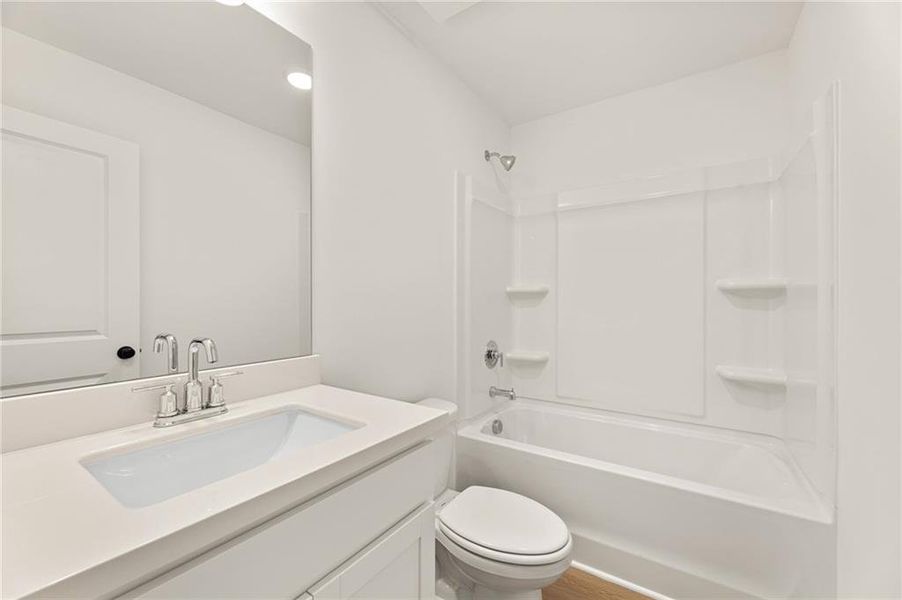 Furnished interior view inside a new home in River Walk Place, Lawrenceville (Image 7).