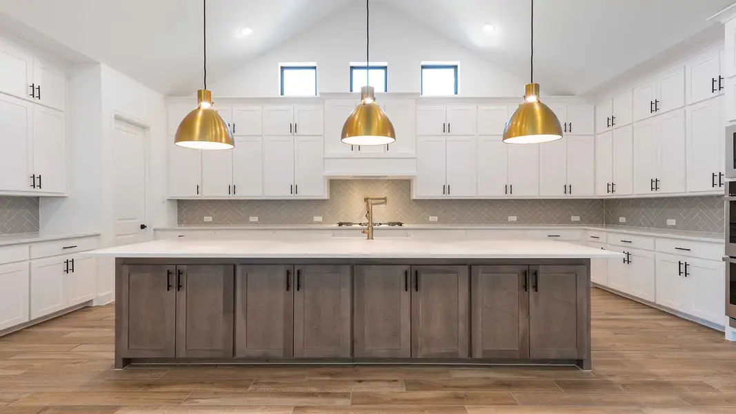 Representative furnished interior of a home built from the 4411W by Perry Homes in Enchanted Creek, Allen (Image 10).
