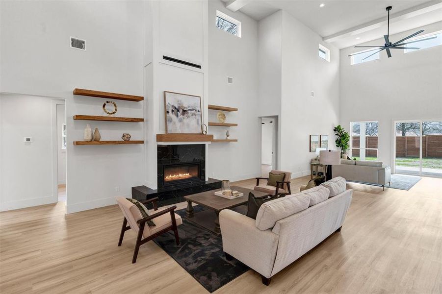 Furnished interior view inside a new home in , Willow Park (Image 30).