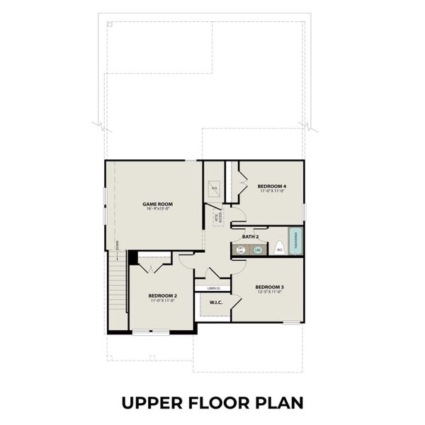 2D floor plan layout of this home in Emberly, Beasley, TX (Image 4).