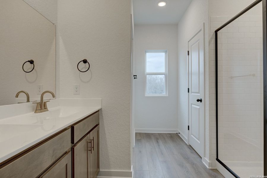 Furnished interior view inside a new home in Nopal Valley, San Antonio (Image 13).