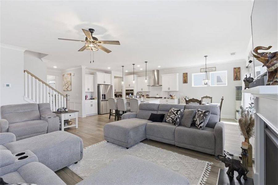 Furnished interior view inside a new home in , Hoschton (Image 12).