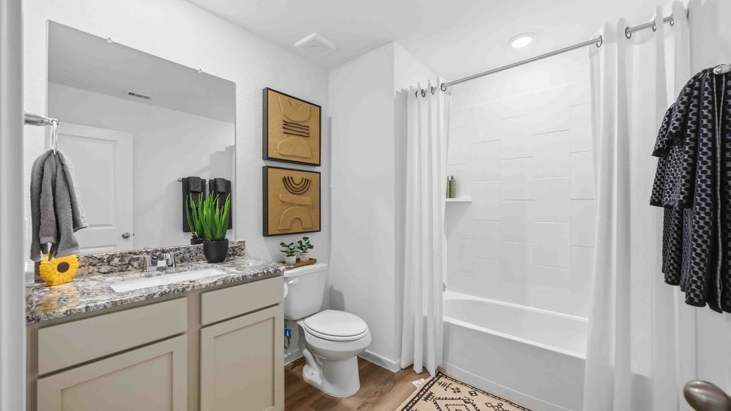 Furnished interior view inside a new home in Allison Park, Houston (Image 7).