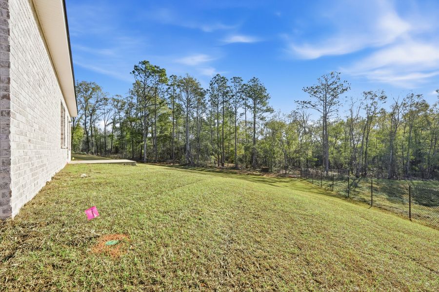 Exterior details and patio area of a home in Southern Day Chateau, Baker (Image 23).