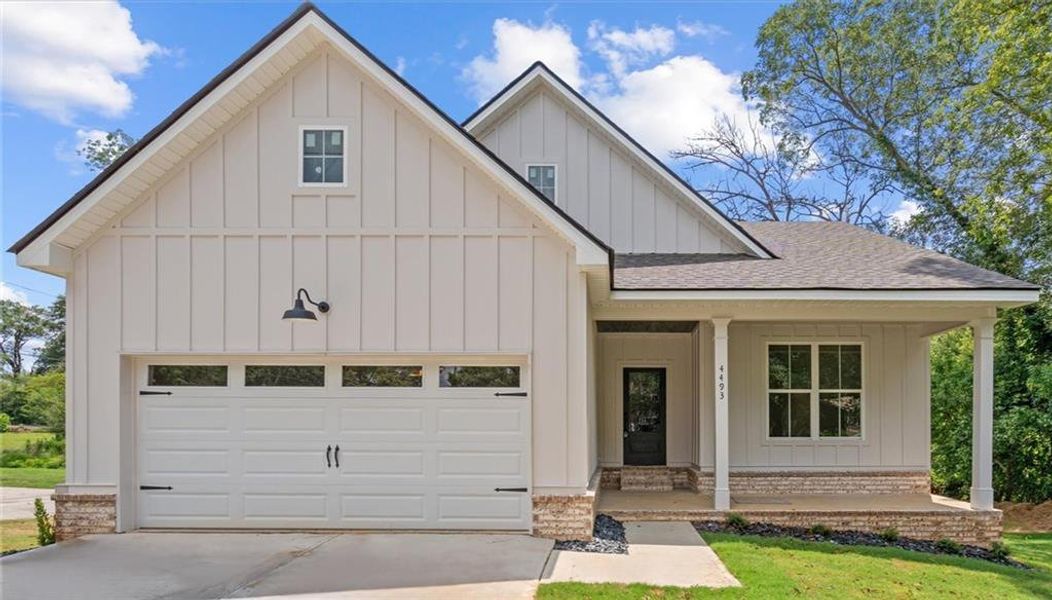 Front exterior of a new home in , Tallapoosa, GA, highlighting curb appeal (Image 22).