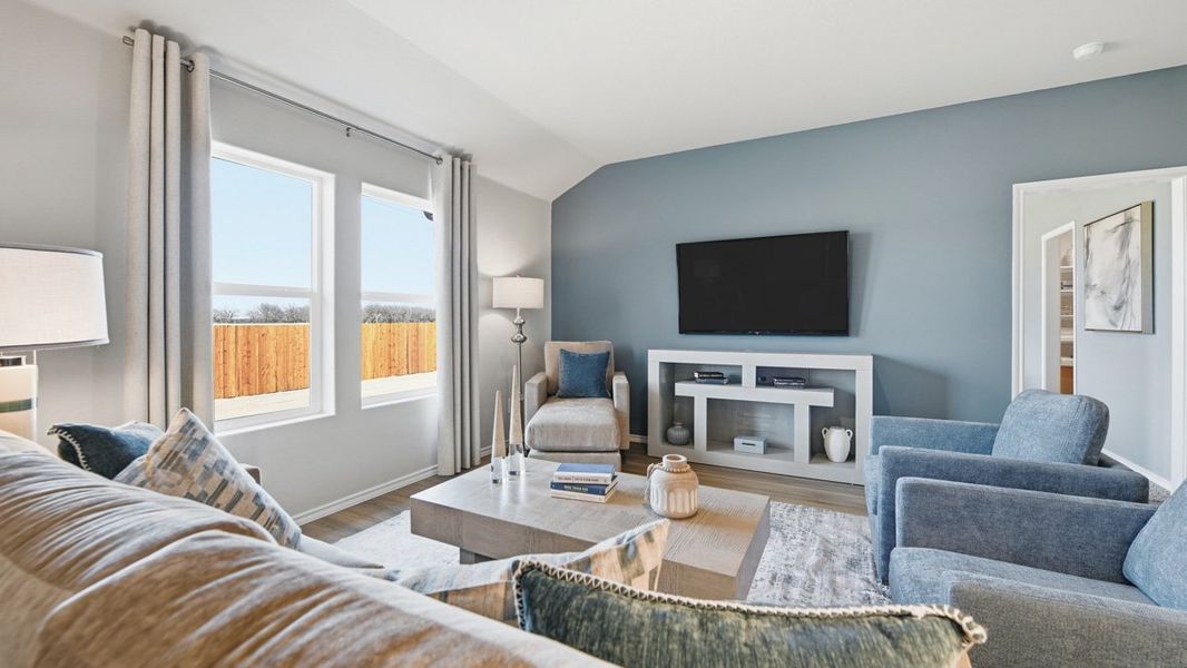 Furnished interior view inside a new home in Dry Creek, Bridgeport (Image 16). Furnished interior view inside a new home in Dry Creek, Bridgeport (Image 16).