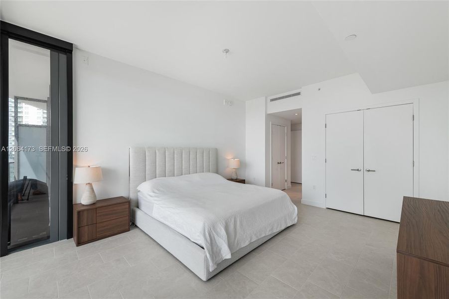 Furnished interior view inside a new home in Five Park, Miami Beach (Image 8).