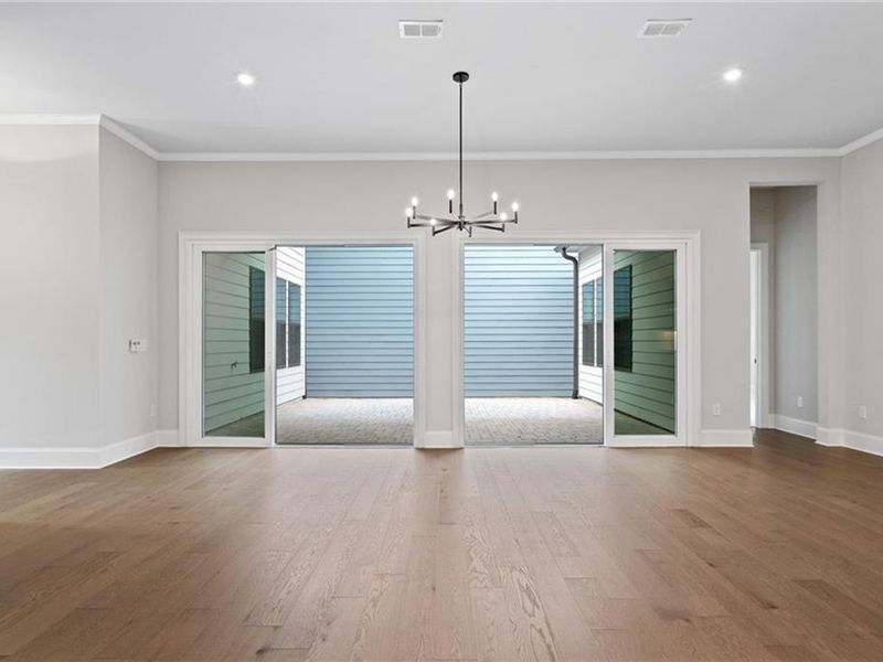 Spacious, unfurnished interior of a new home in The Village at Towne Lake, Woodstock (Image 64).