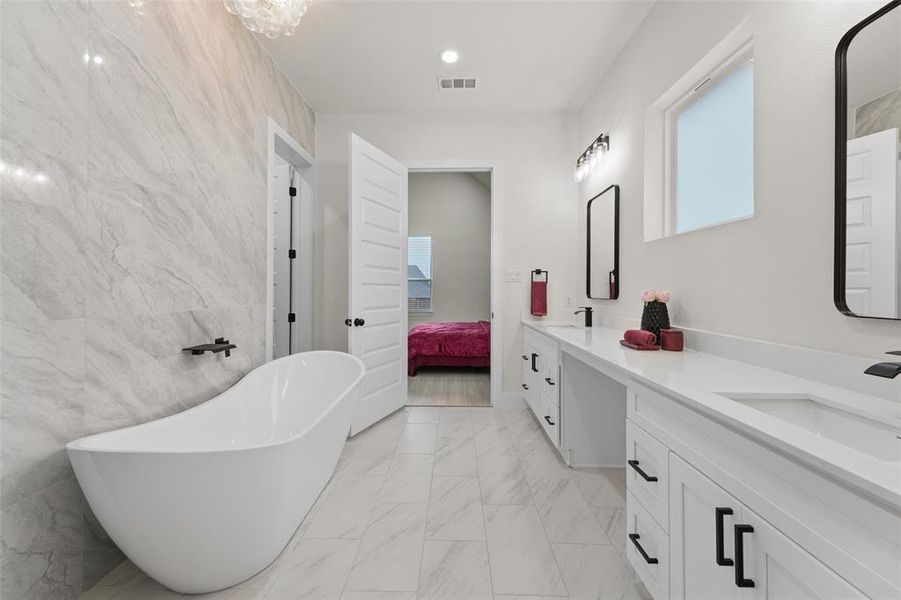 Furnished interior view inside a new home in , Forney (Image 33).