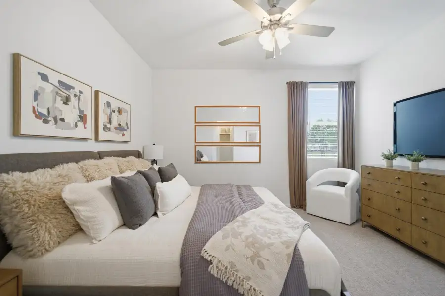 Furnished interior view inside a new home in Municipal Drive Townhomes, Leander (Image 28). Furnished interior view inside a new home in Municipal Drive Townhomes, Leander (Image 28).
