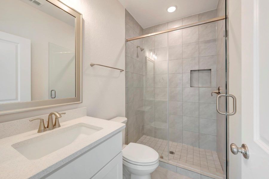 Furnished interior view inside a new home in The Meadows at Imperial Oaks, Conroe (Image 3).