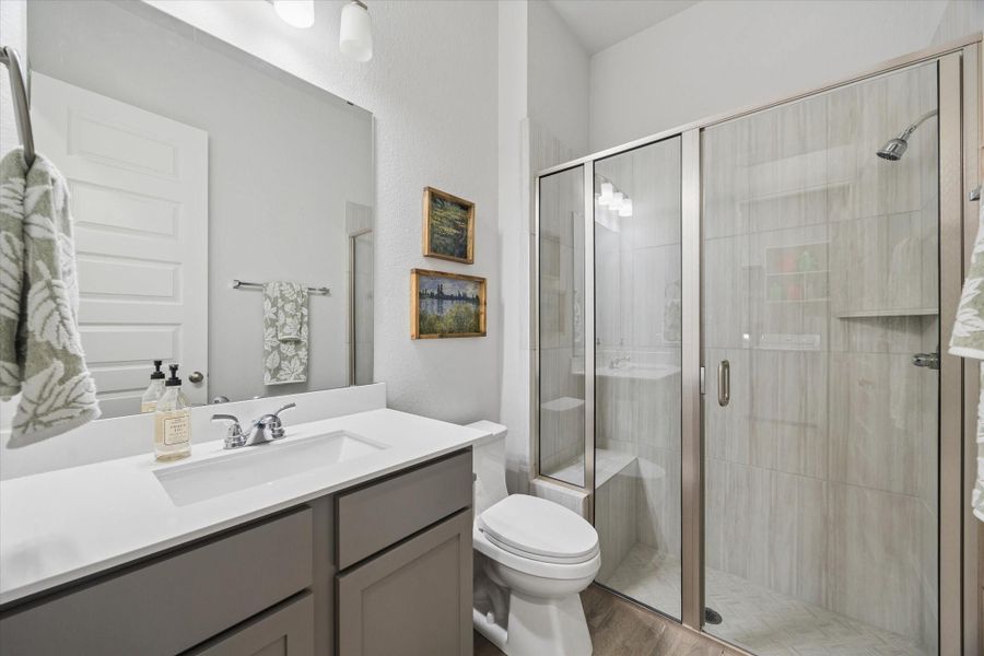 Furnished interior view inside a new home in Sienna, Missouri City (Image 30).