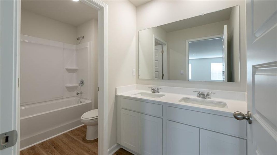 Furnished interior view inside a new home in , Dacula (Image 11).