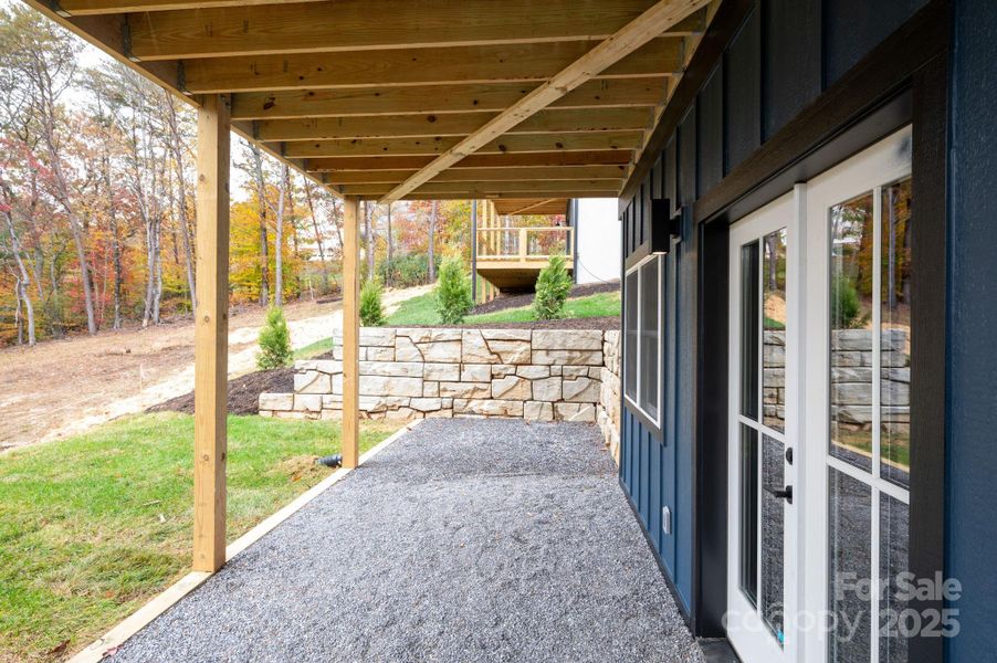 Covered Patio Off of Lower Level