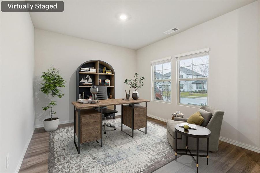 Furnished interior view inside a new home in Wolf Creek Farms - Signature Series, Melissa (Image 24).