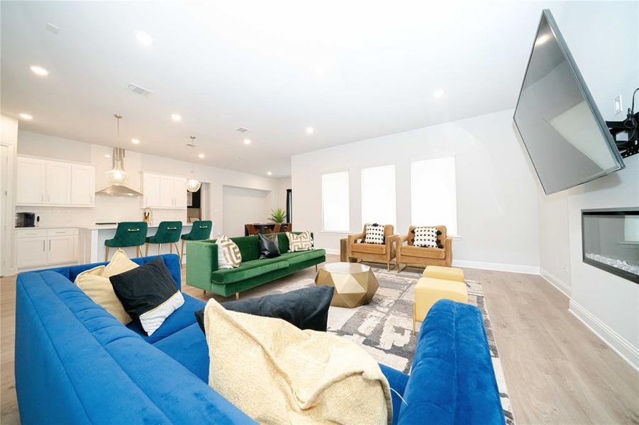 Furnished interior view inside a new home in , Little Elm (Image 17).