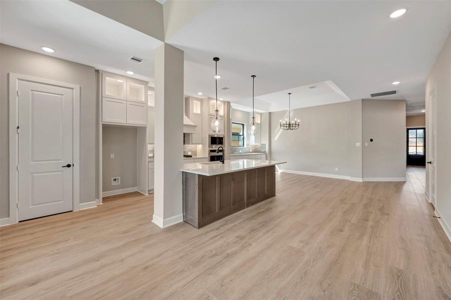 Furnished interior view inside a new home in Kresston - Enclave Collection, Montgomery (Image 4).