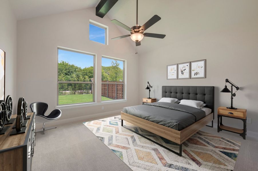 Furnished interior view inside a new home in Solterra - Garden Series, Mesquite (Image 6).
