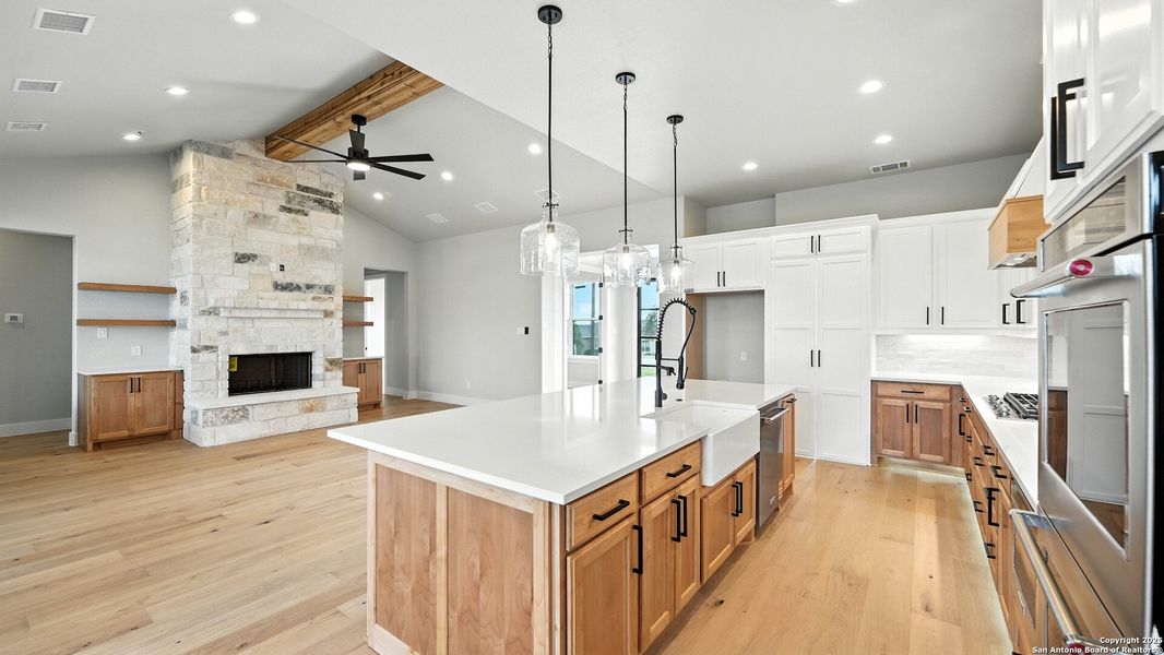 Furnished interior view inside a new home in , Spring Branch (Image 10).