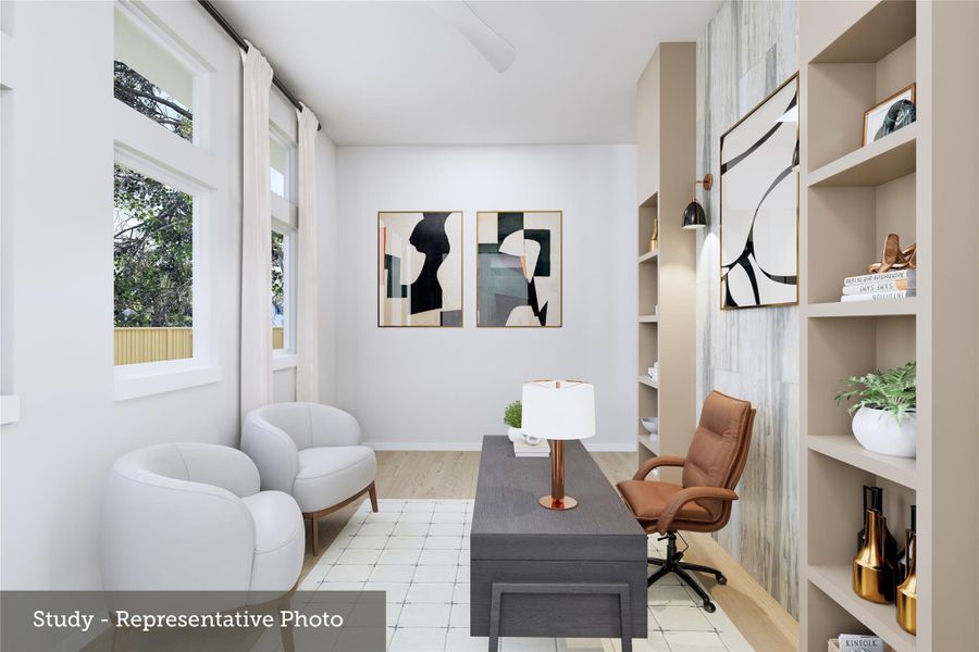 Furnished interior view inside a new home in Briarley, Montgomery (Image 8).