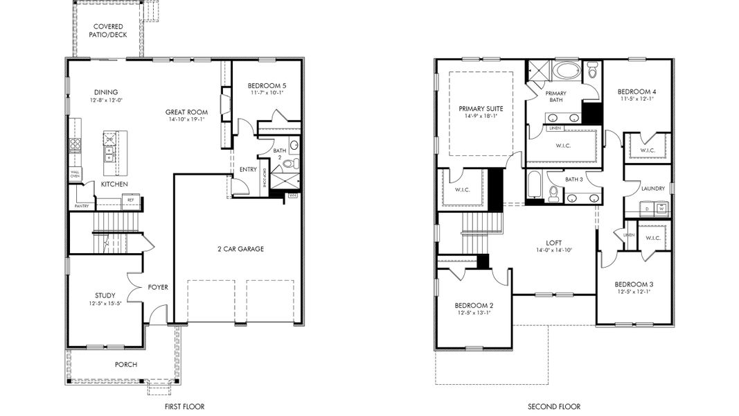 2D floor plan layout of this home in McFarland Farms, Mount Juliet, TN (Image 3). 2D floor plan layout of this home in McFarland Farms, Mount Juliet, TN (Image 3).