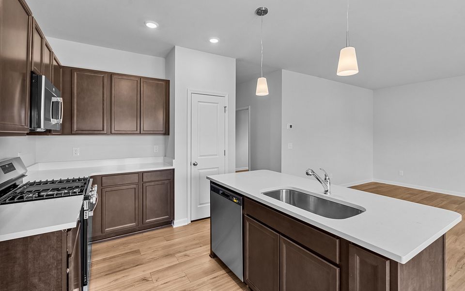 Furnished interior view inside a new home in Bell West, Kernersville (Image 9).
