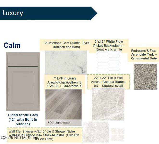 Sample of building materials used in homes in Hyland Trail, Green Cove Springs (Image 15).