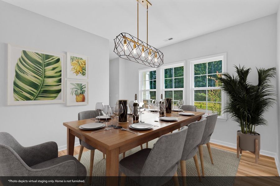 Furnished interior view inside a new home in Brooke Hill, Lewisville (Image 5).