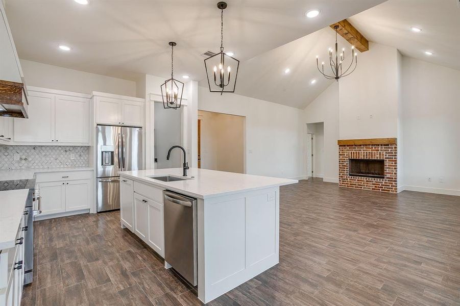 Furnished interior view inside a new home in , Poolville (Image 5).