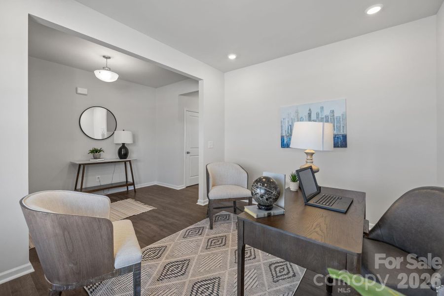 Furnished interior view inside a new home in McFarland Estates, York (Image 32).