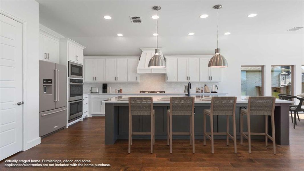 Furnished interior view inside a new home in Somerset Park 80', Rockwall (Image 8).