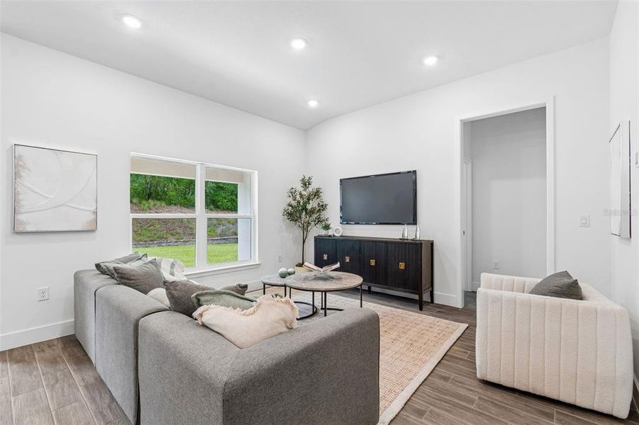 Furnished interior view inside a new home in Abbey Glen, Dade City (Image 61). Furnished interior view inside a new home in Abbey Glen, Dade City (Image 61).