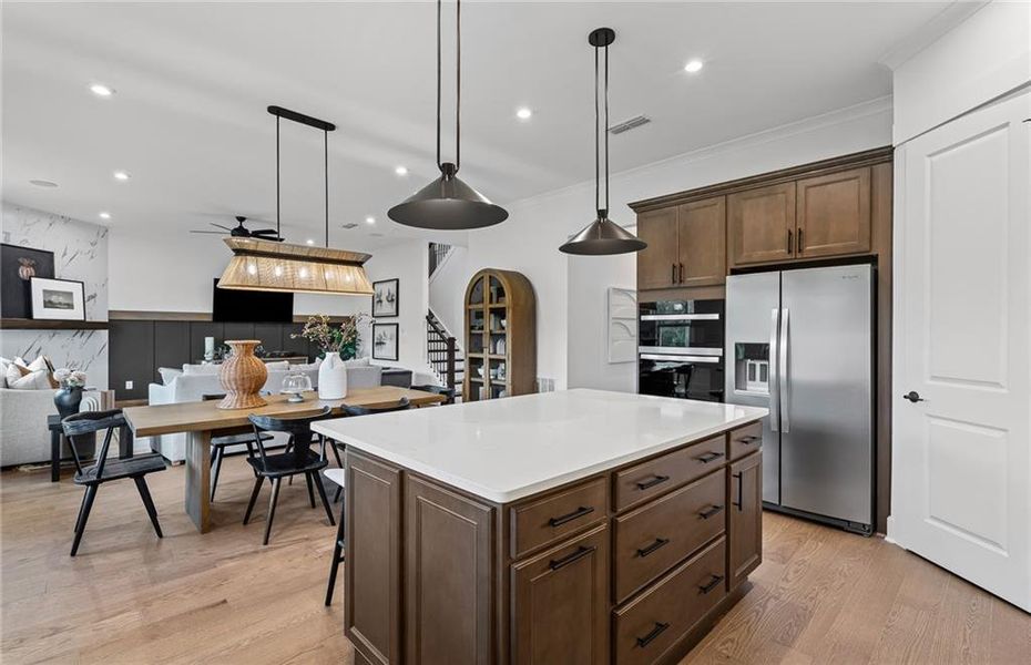 Furnished interior view inside a new home in Traditions of Braselton, Jefferson (Image 11).