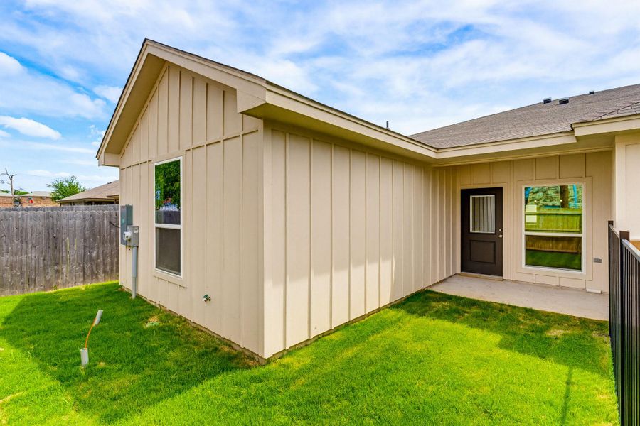 Exterior details and patio area of a home in , Copperas Cove (Image 17).