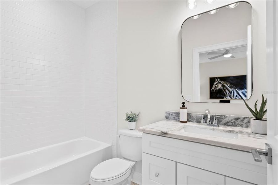 Furnished interior view inside a new home in , Tampa (Image 29).