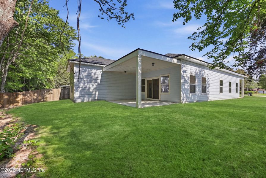 Exterior details and patio area of a home in , Middleburg (Image 4). Exterior details and patio area of a home in , Middleburg (Image 4).