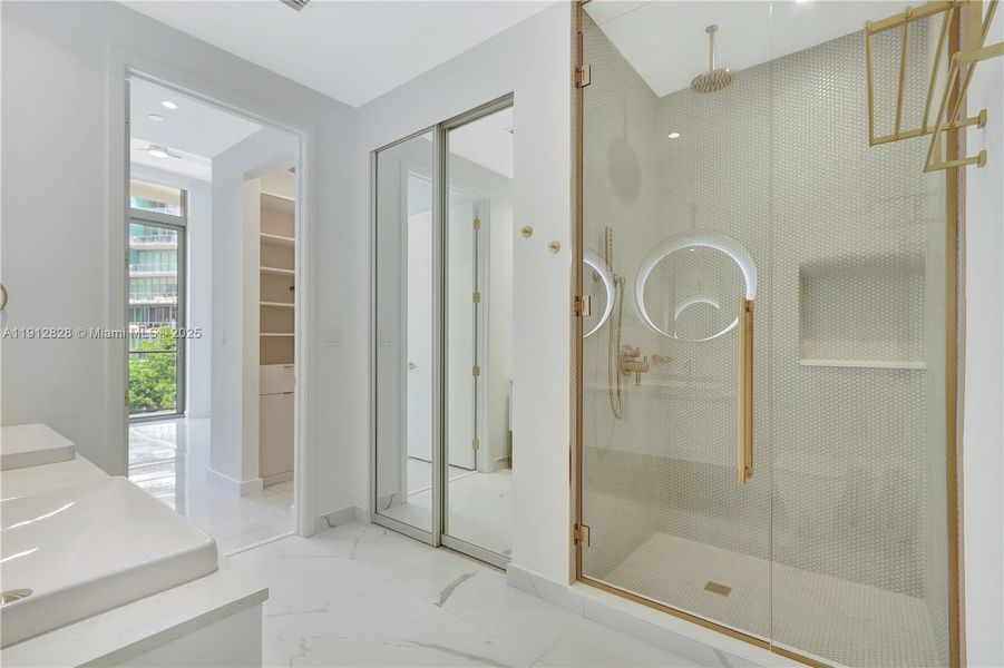 Furnished interior view inside a new home in Mr. C Residences, Miami (Image 12). Furnished interior view inside a new home in Mr. C Residences, Miami (Image 12).