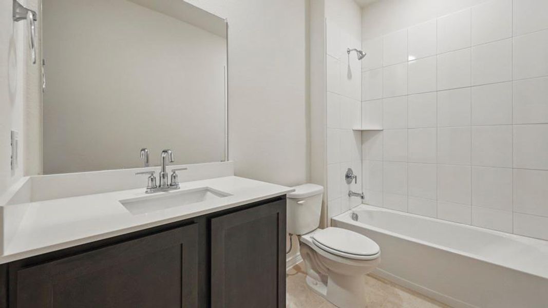 Furnished interior view inside a new home in Lakewood Trails, Forney (Image 9).