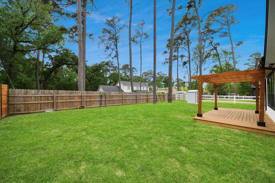 Exterior details and patio area of a home in , Spring (Image 29).