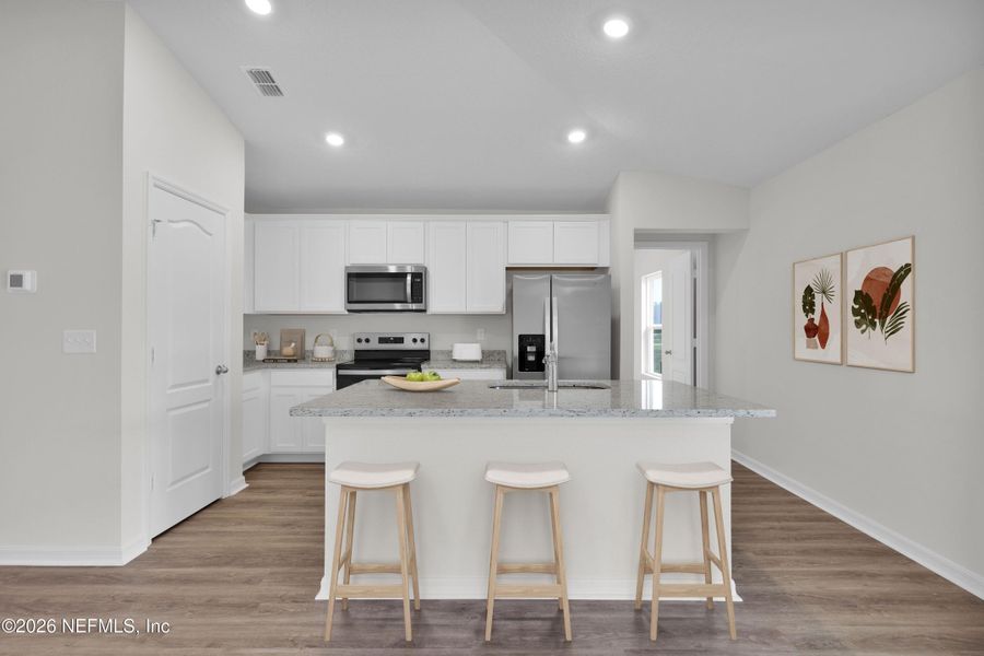 Furnished interior view inside a new home in Rolling Hills, Green Cove Springs (Image 4).