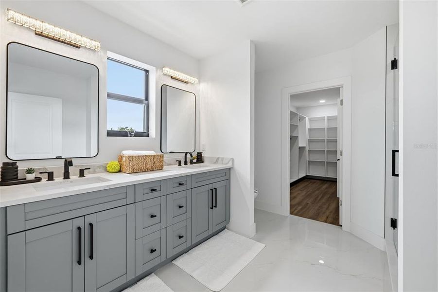 Furnished interior view inside a new home in , Tampa (Image 27).